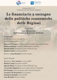 Convegno promosso dall'A.N.F.I.R.
